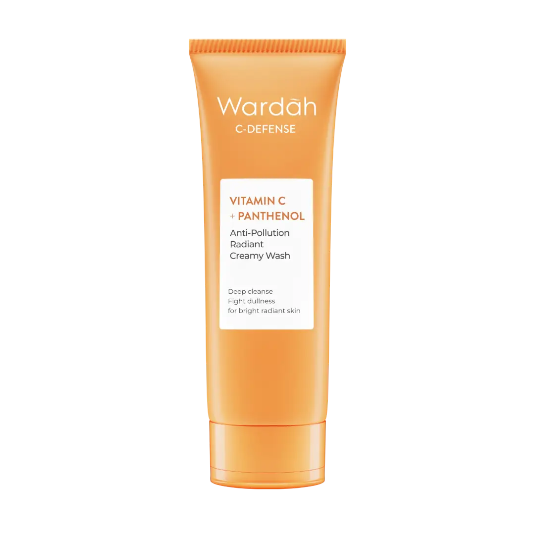 Gambar Wardah C-Defense Vitamin C + Panthenol Anti-Pollution Radiant Creamy Wash